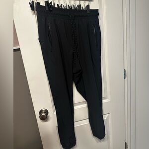 All in Motion Black Track Pants with Elastic Waistband